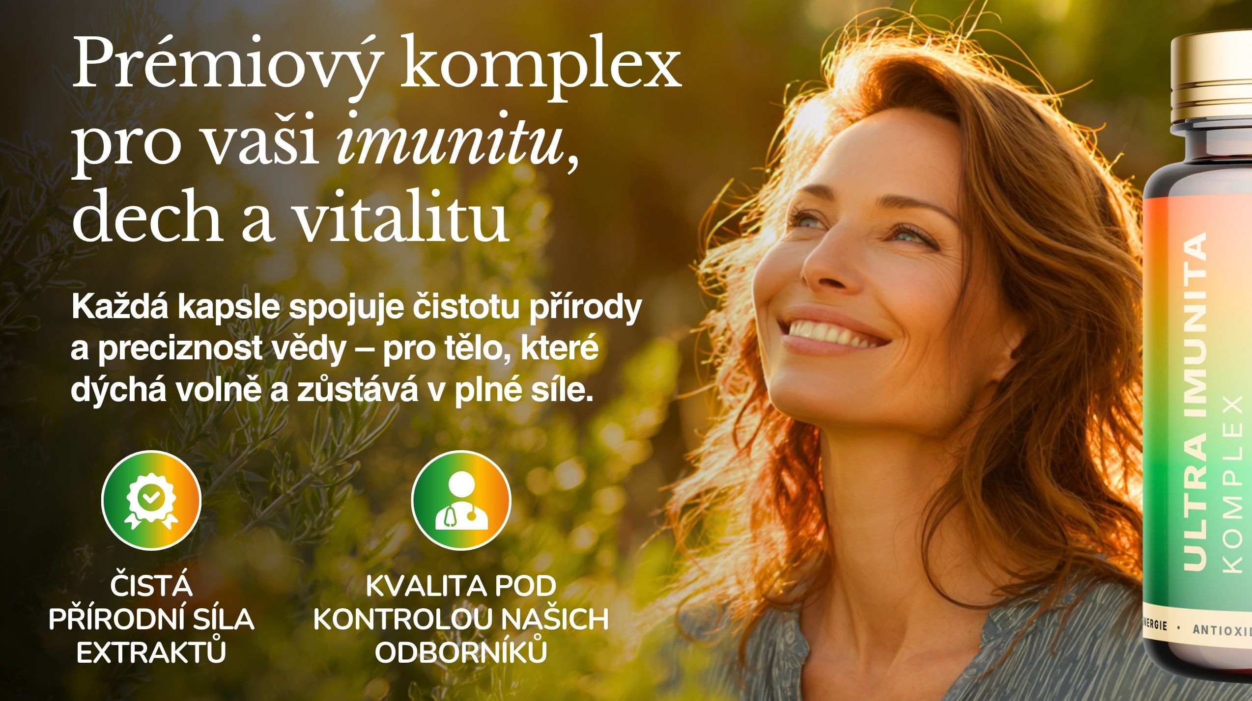 Betaglukan PREMIUM ULTRA IMUNITA KOMPLEX (+ Reishi, kurkuma, vitální houby, bylinné extrakty, Glutathion, NAC), 20 nejúčinnějších přírodních látek pro imunitu, 60 kapslí -11